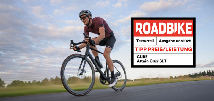 Cube Attain C:62 SLT - Roadbike Testsieger