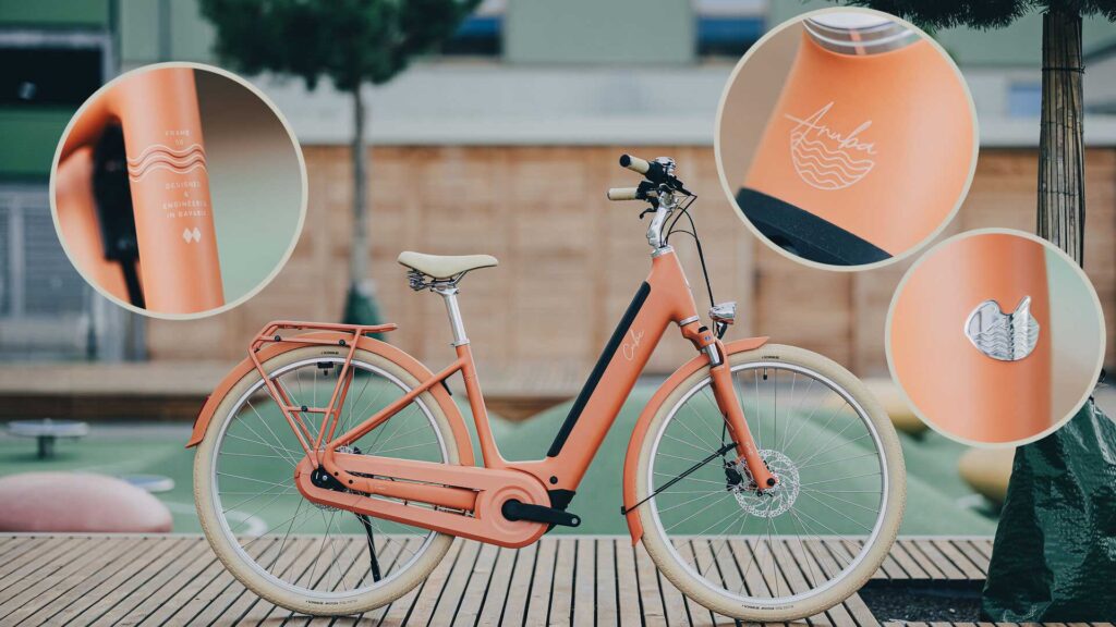 Cube Aruba Hybrid 2026 in Orange