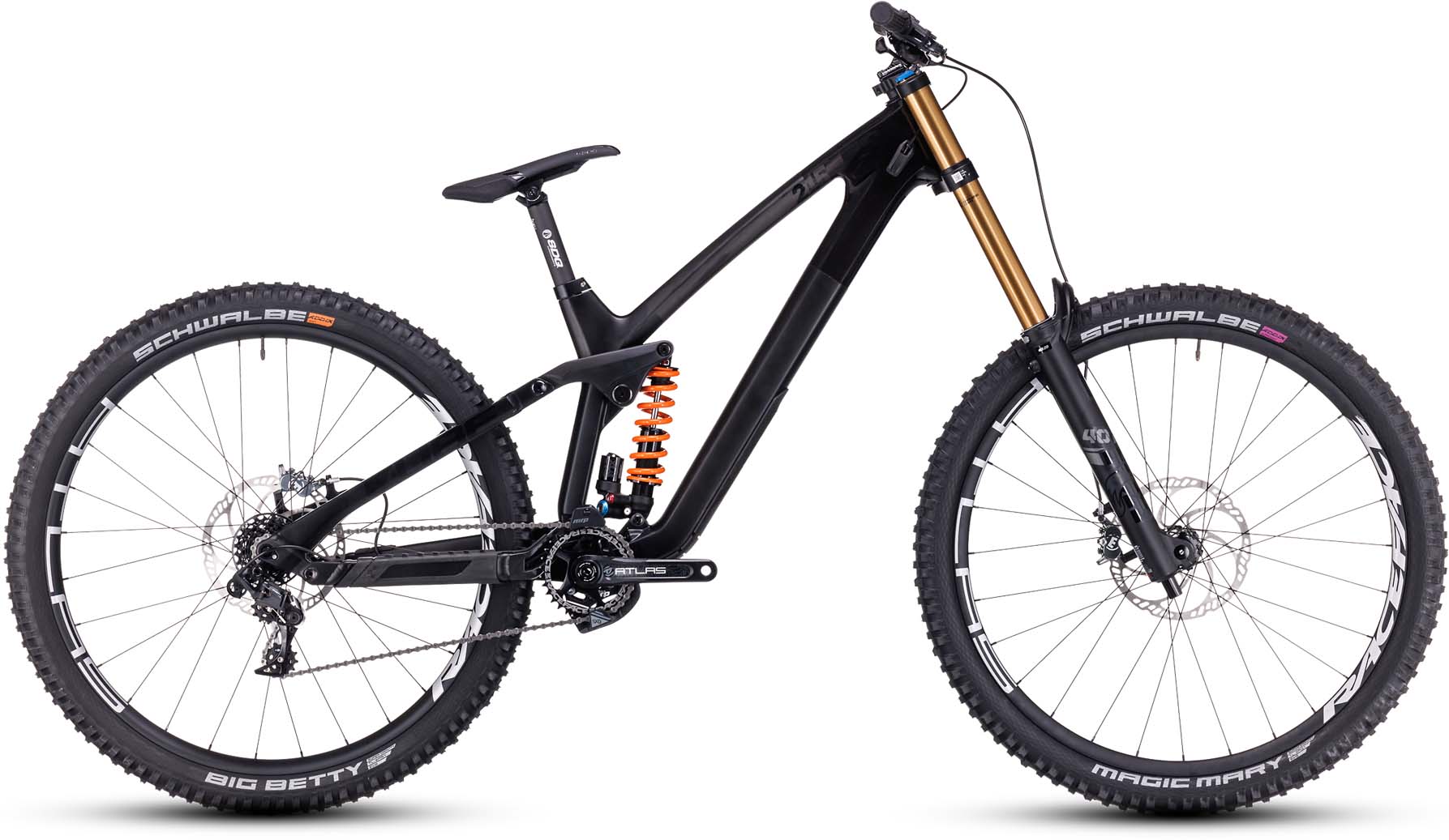 Cube TWO15 HPC SLT 29 carbon n black 2023 - Fully Mountainbike - Lackschaden - XL