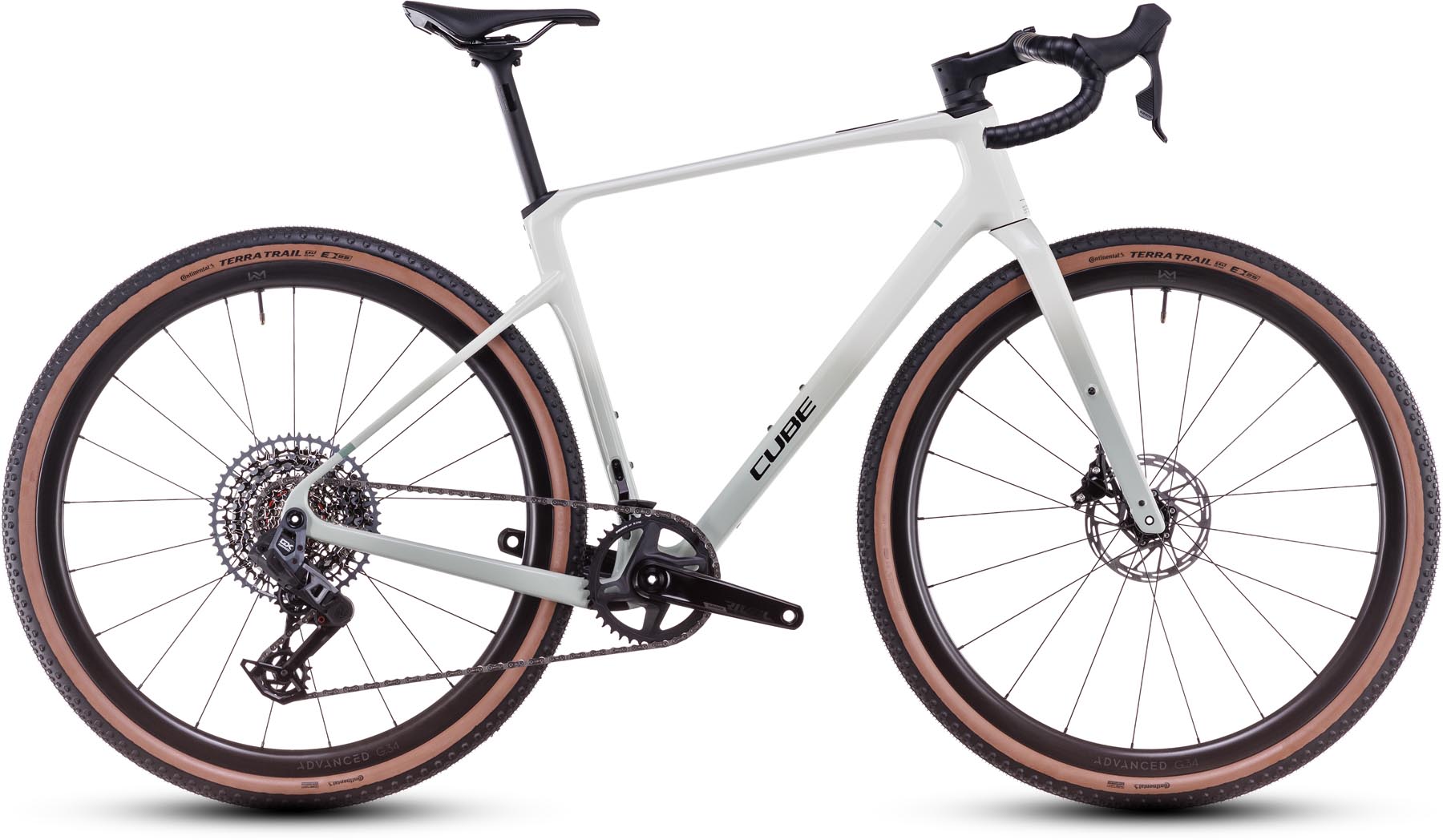 Cube Nuroad C:62 EX desertstone n green 2025 - Gravel Bike