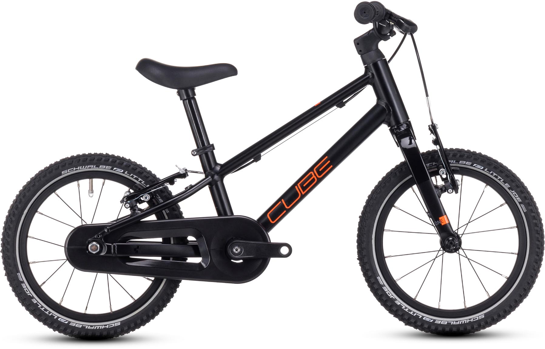 Cube Numove 140 black n orange 2025 - Kinderrad 14 Zoll