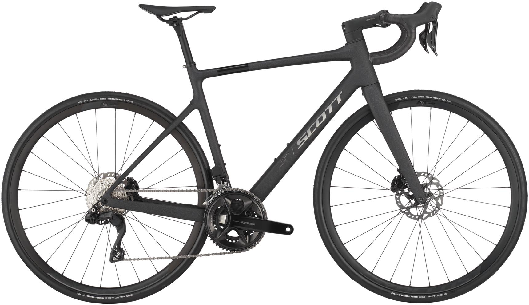 Scott Addict 40 champion black 2025 - Carbon Rennrad