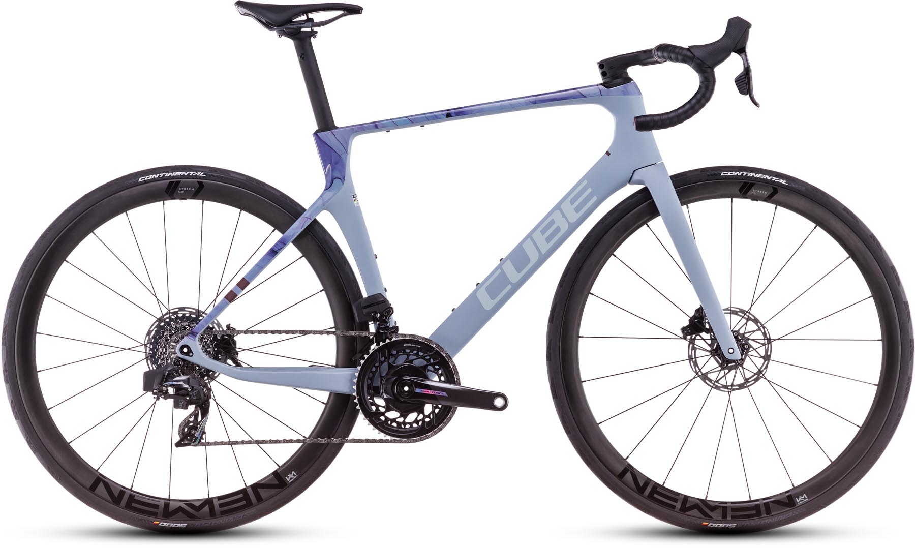 Cube Agree C:62 SLX pigeonblue n art 2025 - Carbon Rennrad