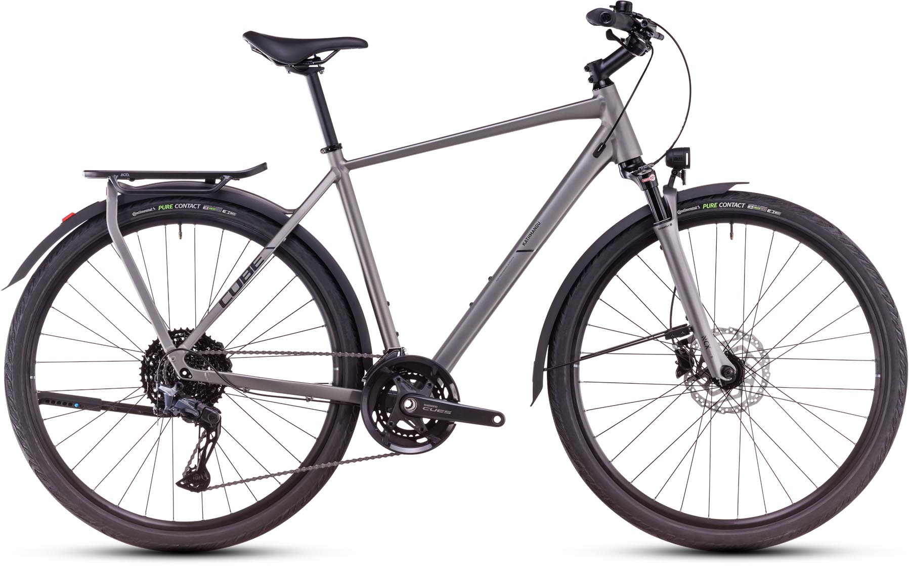 Cube Kathmandu EXC grey n black 2025 - Trekkingrad Herren