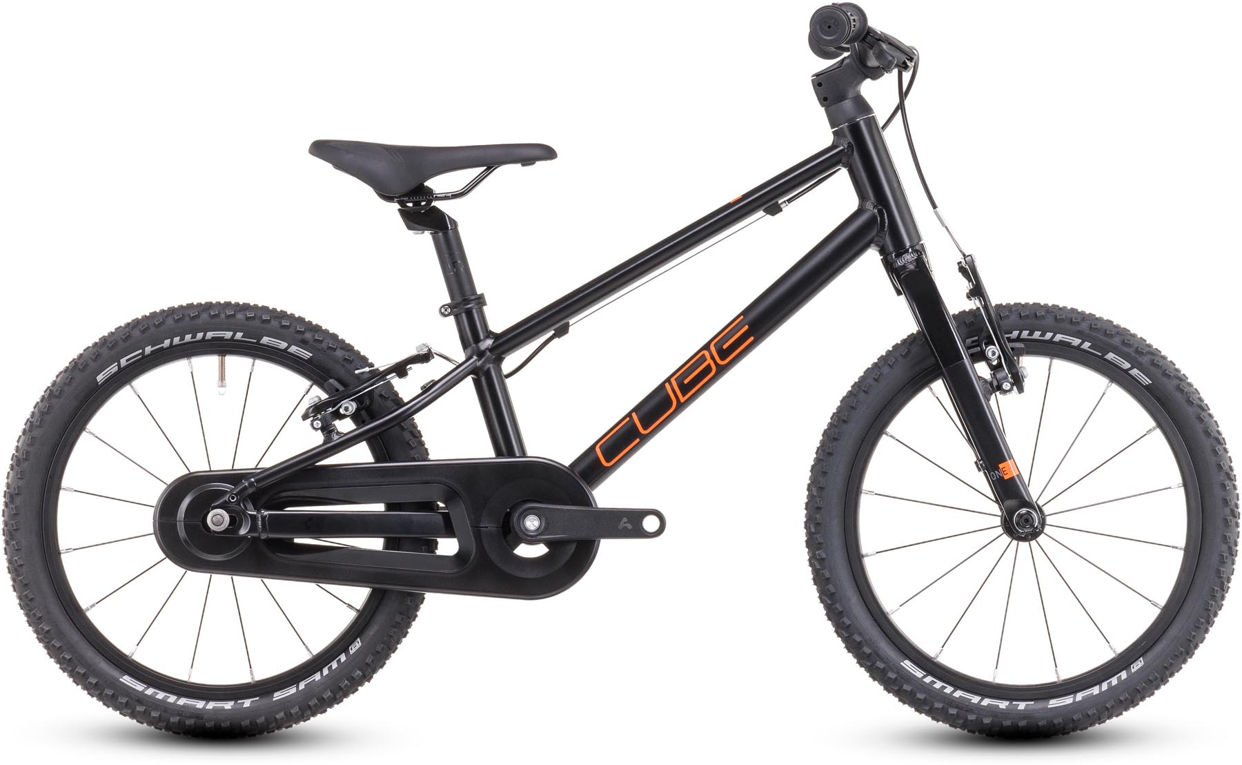 Cube Numove 160 black n orange 2025 - Kinderrad 16 Zoll