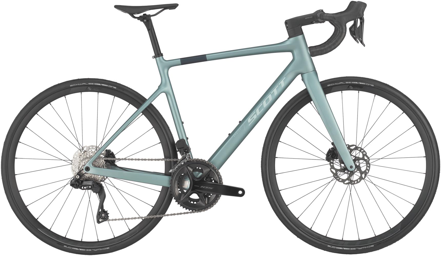 Scott Addict 40 iceberg green 2025 - Carbon Rennrad