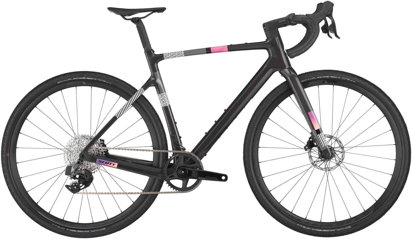 Scott Addict Gravel 30 carbon black 2025 - Gravel Bike