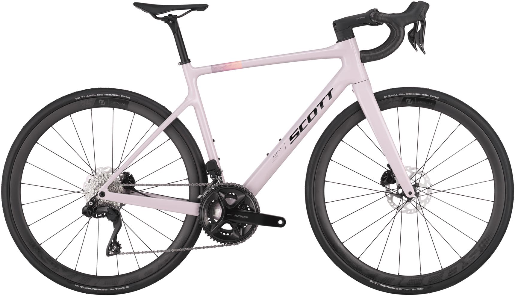 Scott Addict 30 hushed pink 2025 - Carbon Rennrad