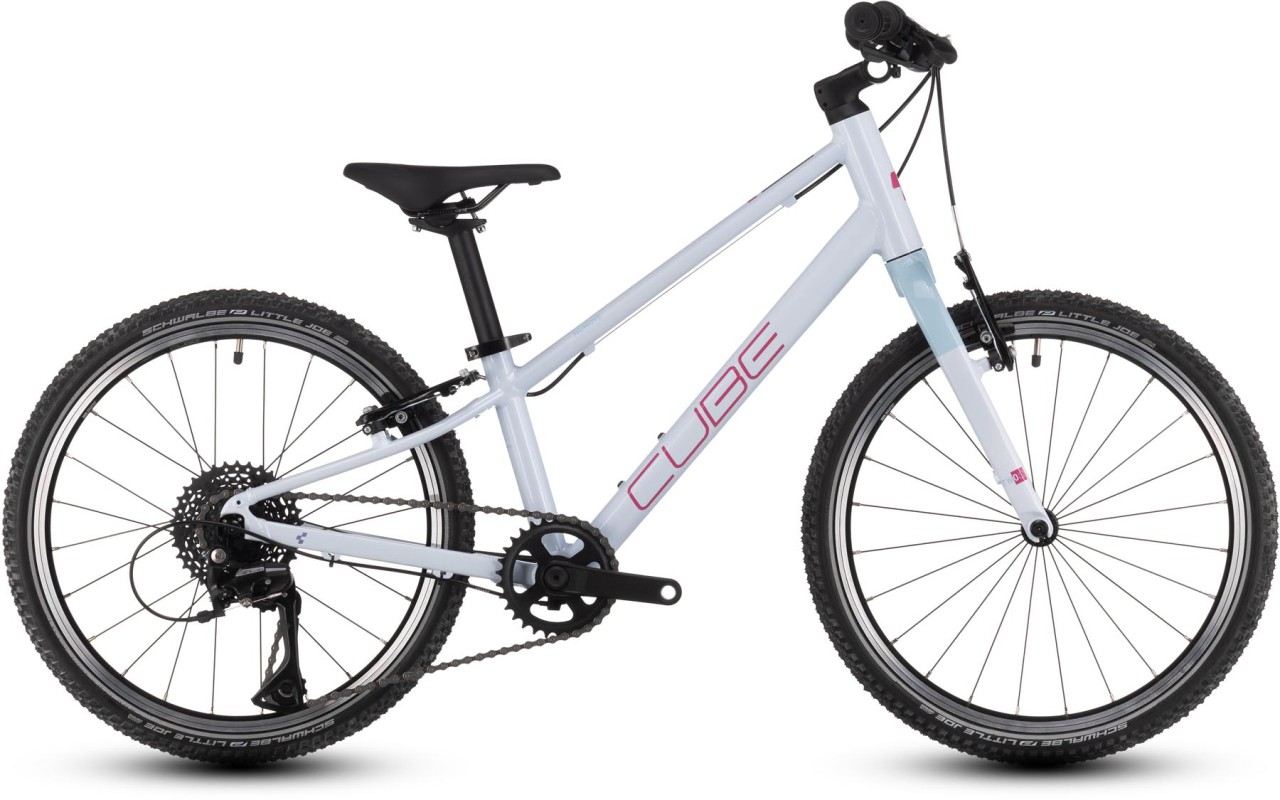 Cube Numove 200 flashwhite n pink 2025 - Kinderrad 20 Zoll