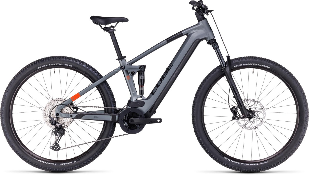 Cube Stereo Hybrid 120 Pro 625 flashgrey n orange 2024 - E-Bike Fully Mountainbike