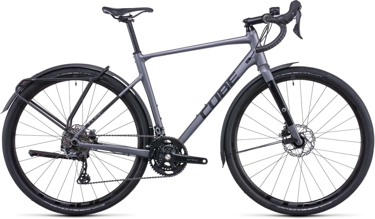 Cube Nuroad Race FE grey n black 2022 - Gravel Bike