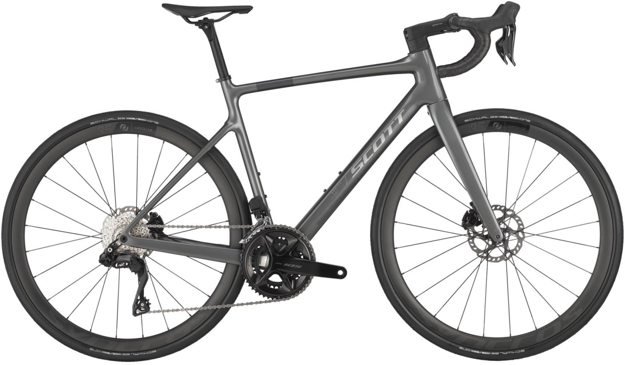 Scott Addict 30 slate grey 2025 - Carbon Rennrad