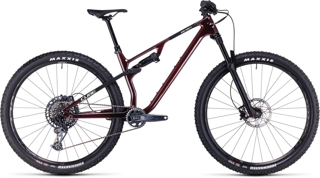 Cube AMS ONE11 C:68X Pro 29 liquidred n carbon 2023 - Fully Mountainbike