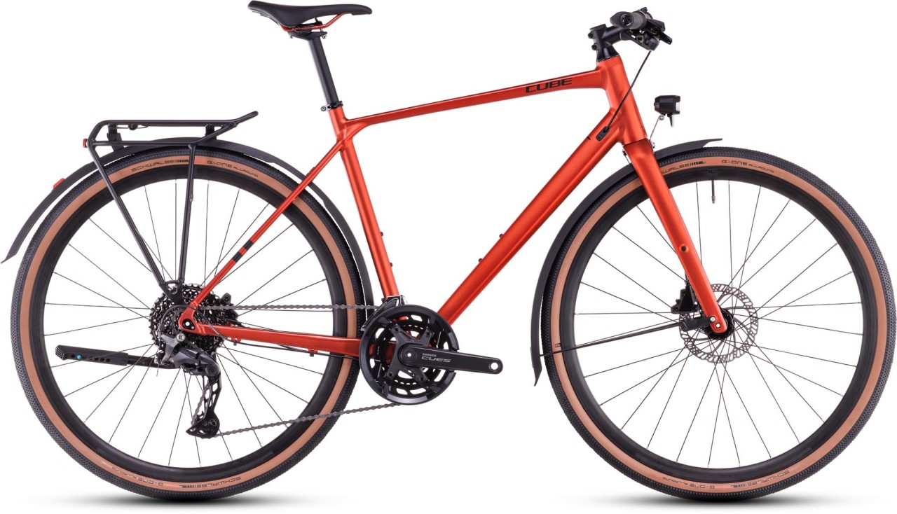 Cube Nulane Pro FE fireorange n black 2025 - Fitnessrad Herren