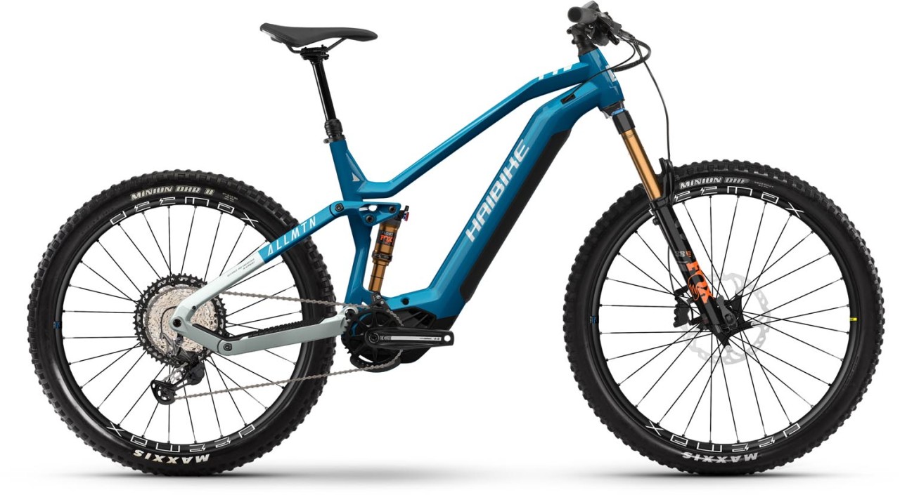Haibike AllMtn 10 blue silver gloss E Bike Fully Mountainbike