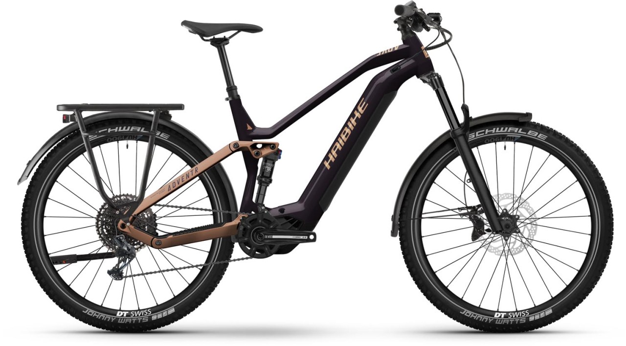 Haibike Adventr SE purple / cognac gloss 2024 - E-Bike Fully Mountainbike Trekkingrad