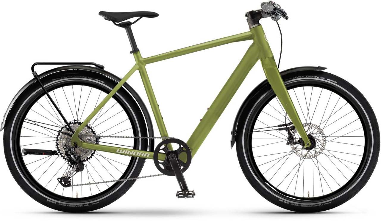 Winora E-Flitzer shamrock gloss 2024 - E-Bike Trekkingrad Herren