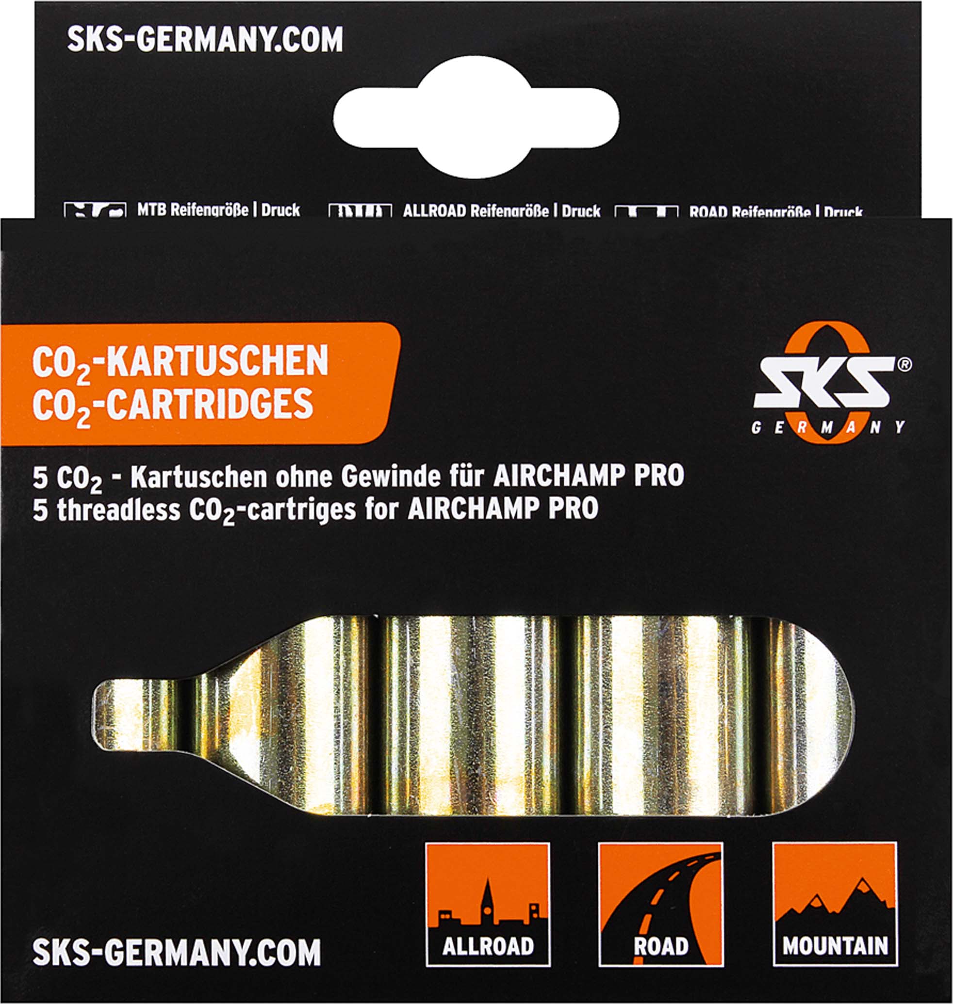 SKS Ersatzkartuschen Airchamp Pro 5er Set 