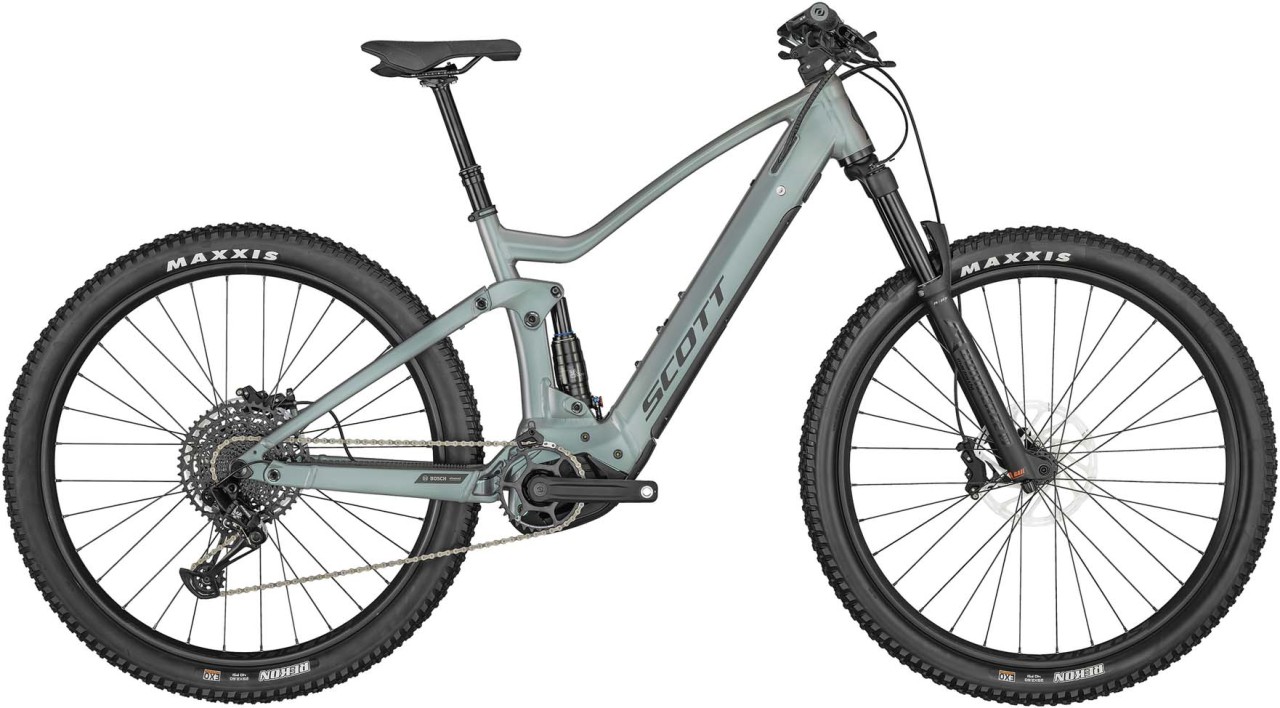 Scott Strike eRIDE 930 Prism Grey Green 2023 - E-Bike Fully Mountainbike