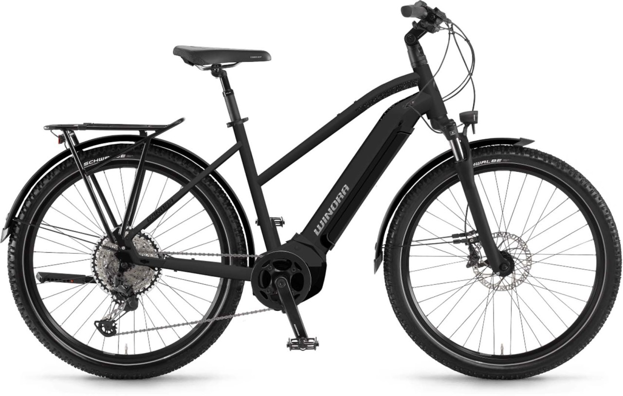Winora Yucatan 12Pro i630Wh schwarz matt 2022 - E-Bike Trekkingrad Damen