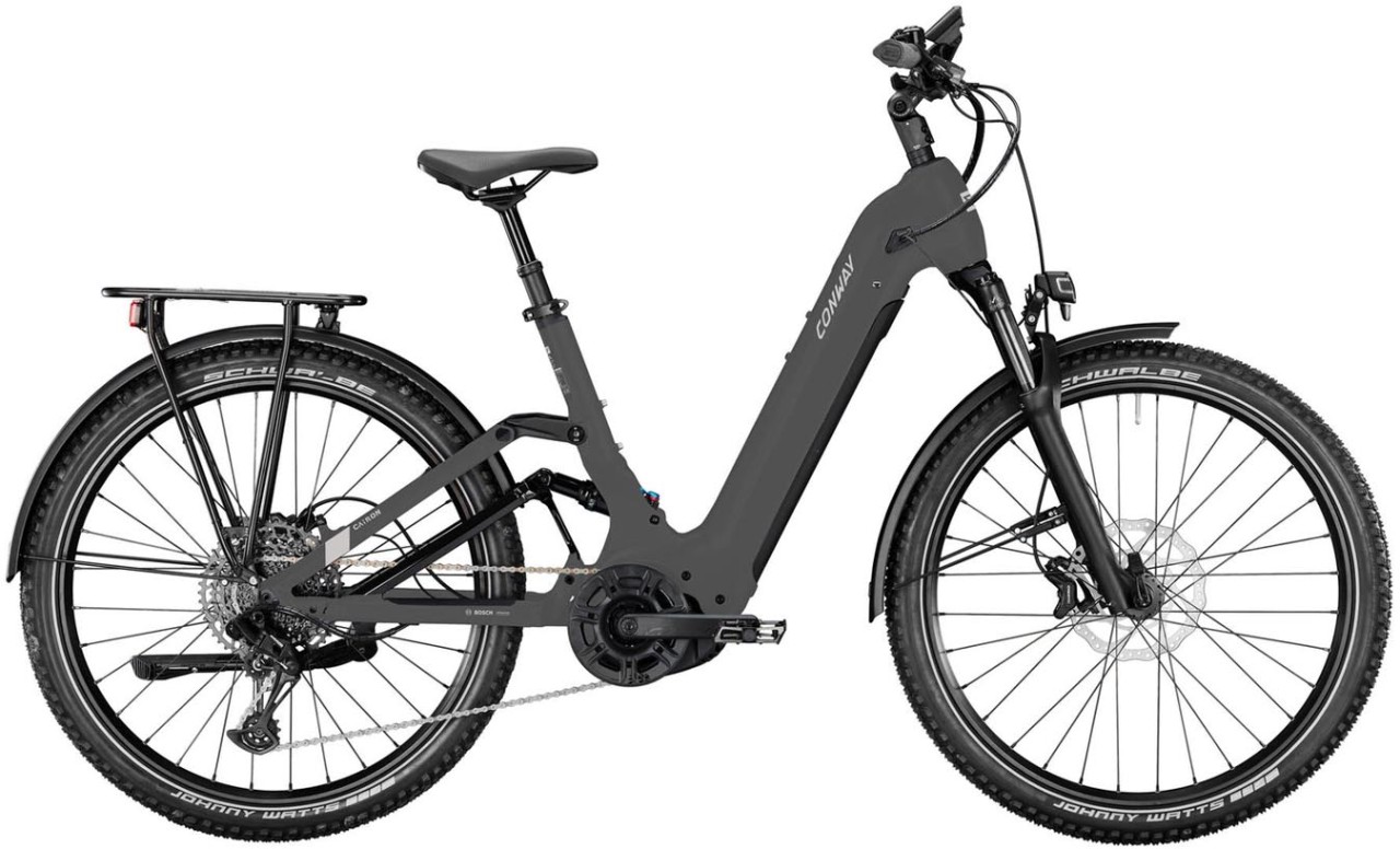 Conway Cairon C FS 2.0 625Wh graphit grey matt 2025 - E-Bike Hardtail Mountainbike Tiefeinsteiger