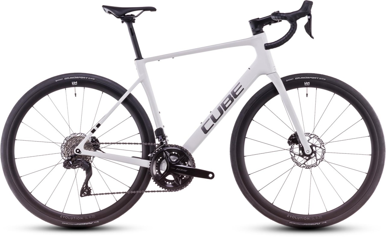 Cube Attain C:62 SLX cotton n grey 2025 - Carbon Rennrad