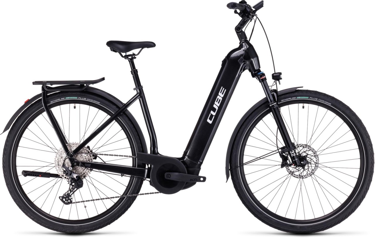 Cube Kathmandu Hybrid EXC 750 grey n silver 2024 - E-Bike Trekkingrad Tiefeinsteiger