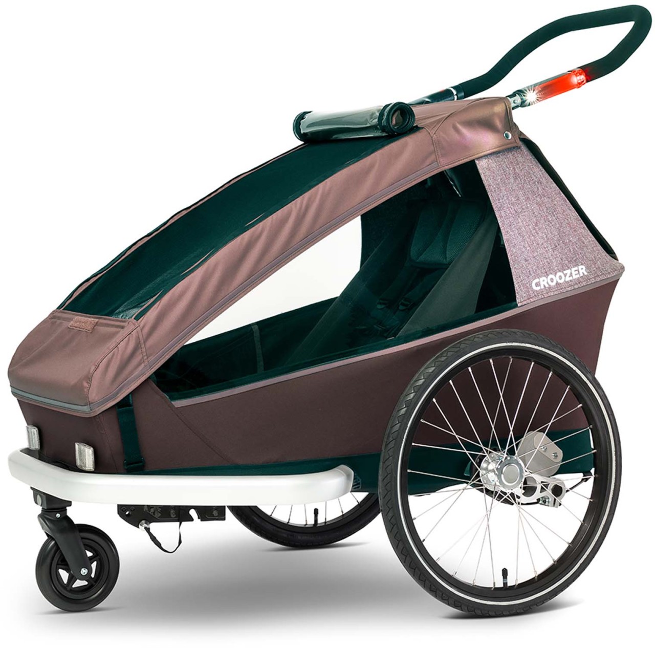 Croozer Kid Vaaya 1 Blossom red - Einsitzer Climatex®