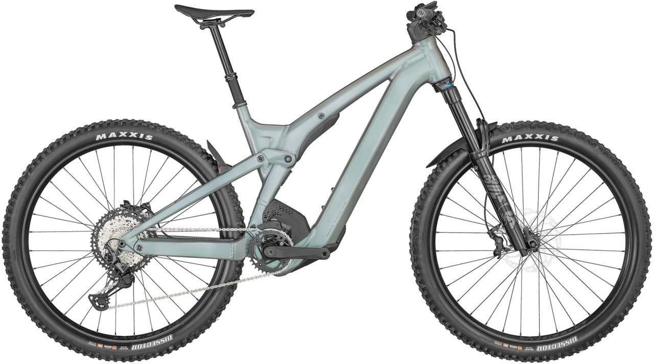 Scott Patron eRIDE 910 Prism Grey Green 2023 - E-Bike Fully Mountainbike