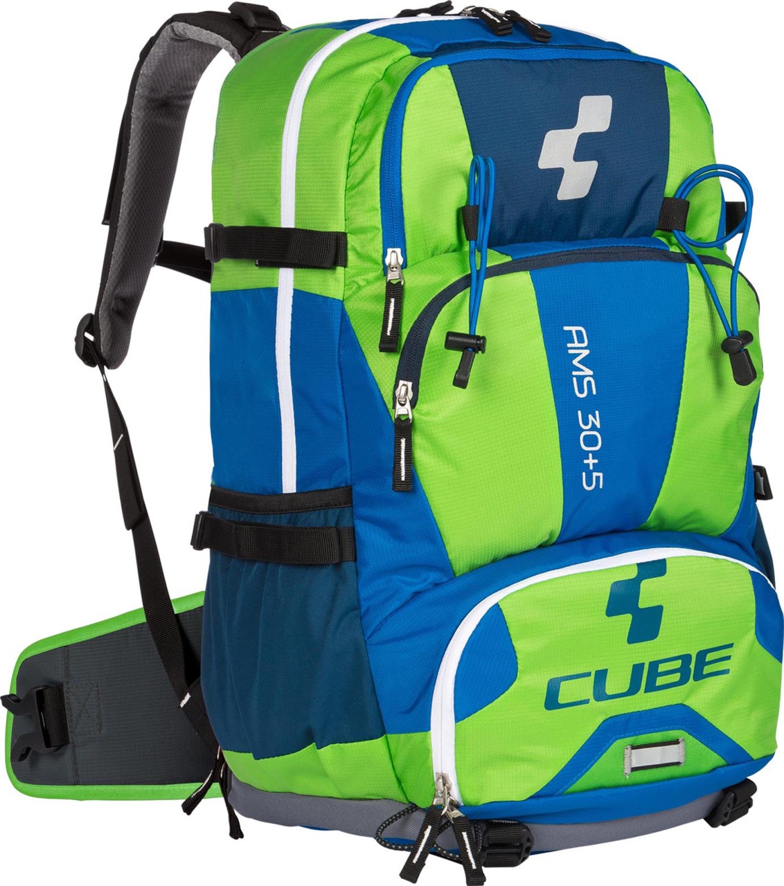Cube Rucksack AMS 30+5 Volumen: 30+5 Liter blue n green