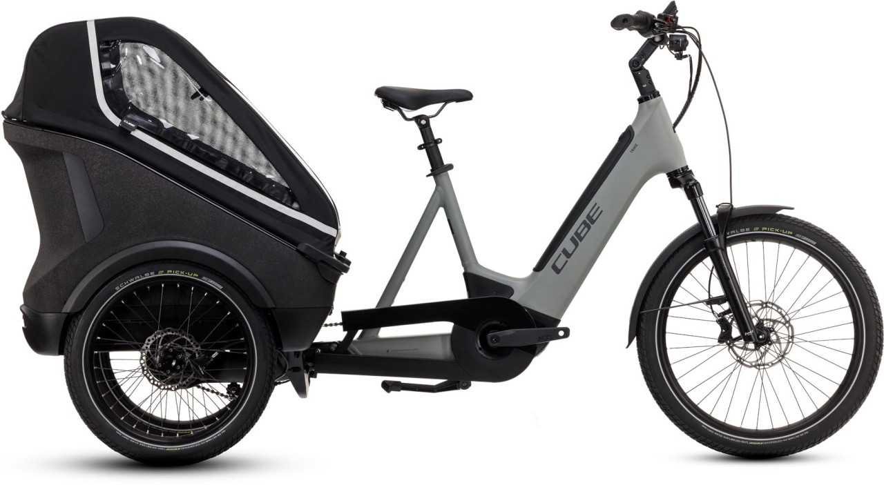 Cube Trike Family Hybrid 750 swampgrey n reflex 2024 - E-Bike Lastenfahrrad