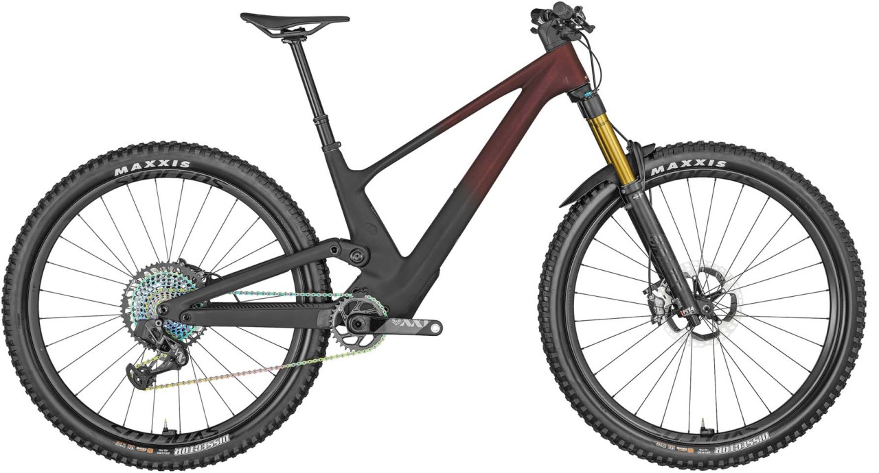 Scott Genius 900 Ultimate Candy Red Flakes 2024 - Fully Mountainbike