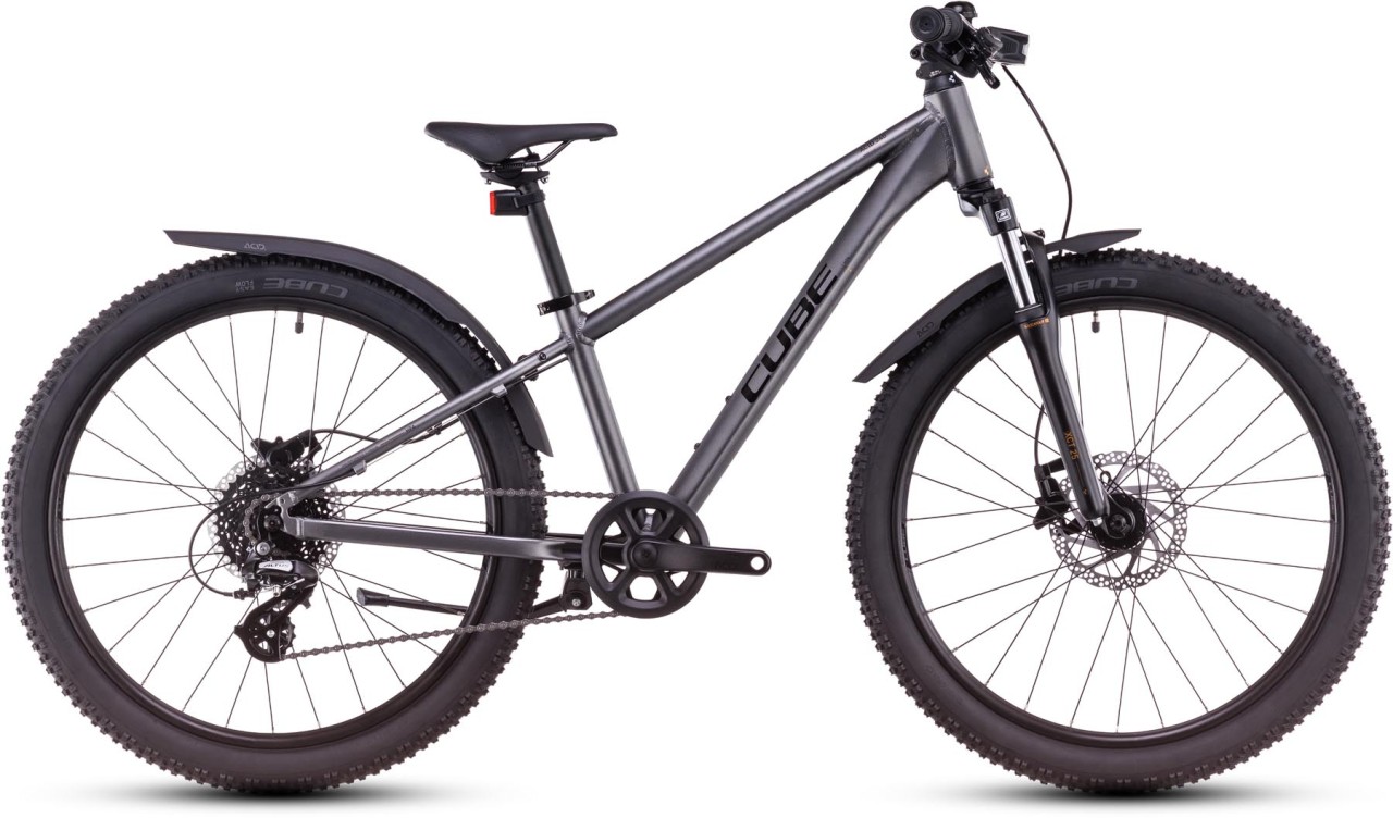 Cube Acid 240 Disc Allroad grey n flash 2025 - Kinderrad 24 Zoll
