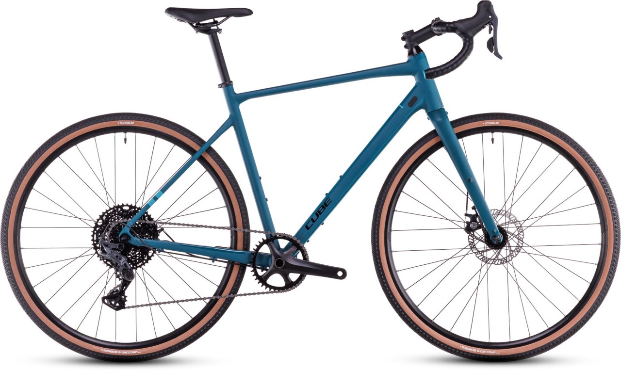 Cube Nuroad ONE poseidongreen n black 2025 - Gravel Bike