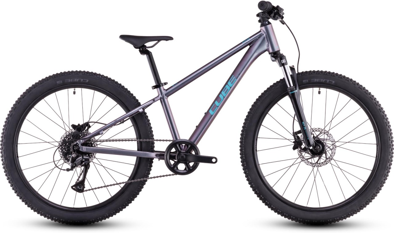 Cube Acid 240 Disc galactic n cyan 2025 - Kinderrad 24 Zoll