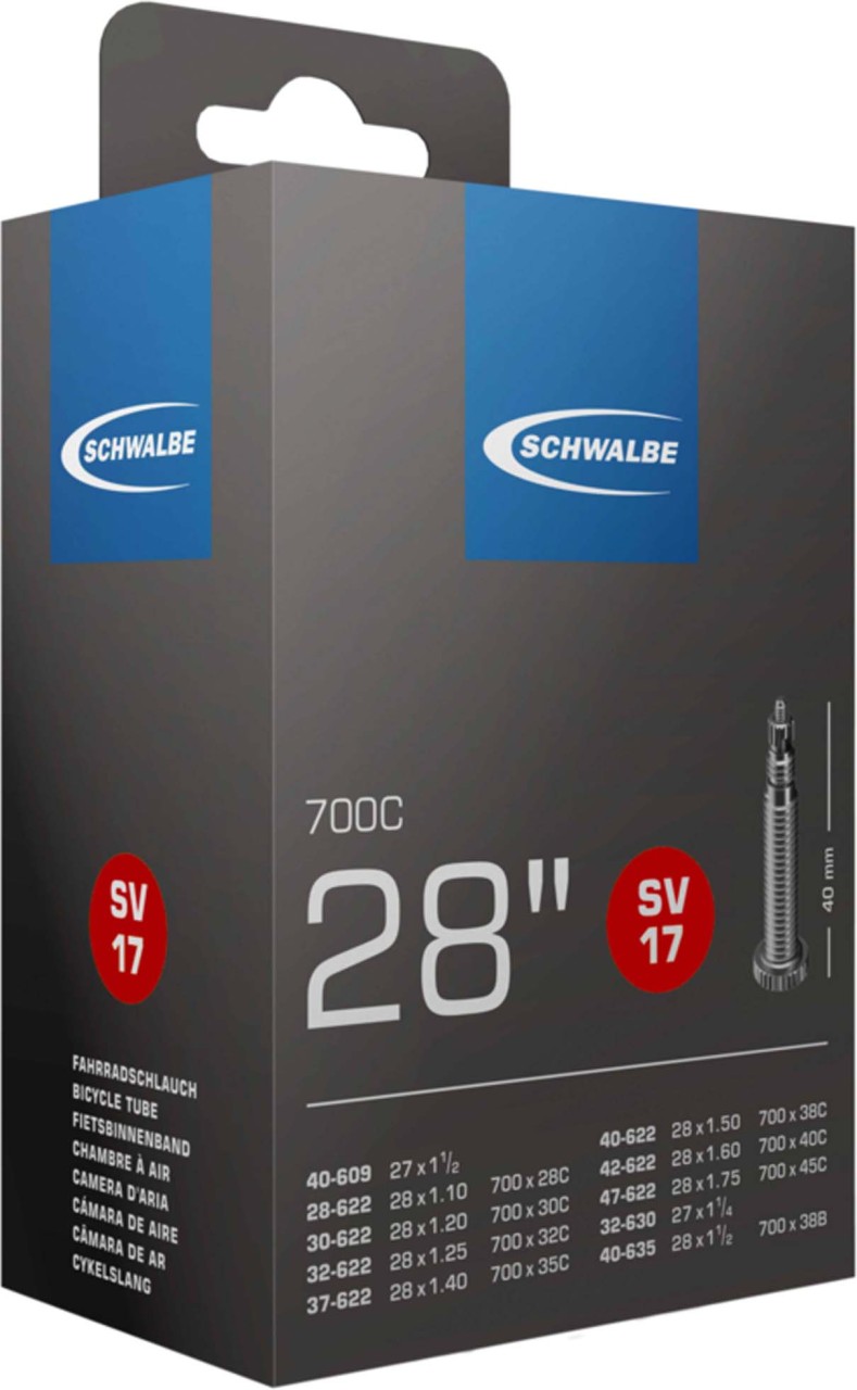 Schwalbe Schlauch Nr. 17 SV 28" 1/8-1.75 40 mm 28/47-622/635