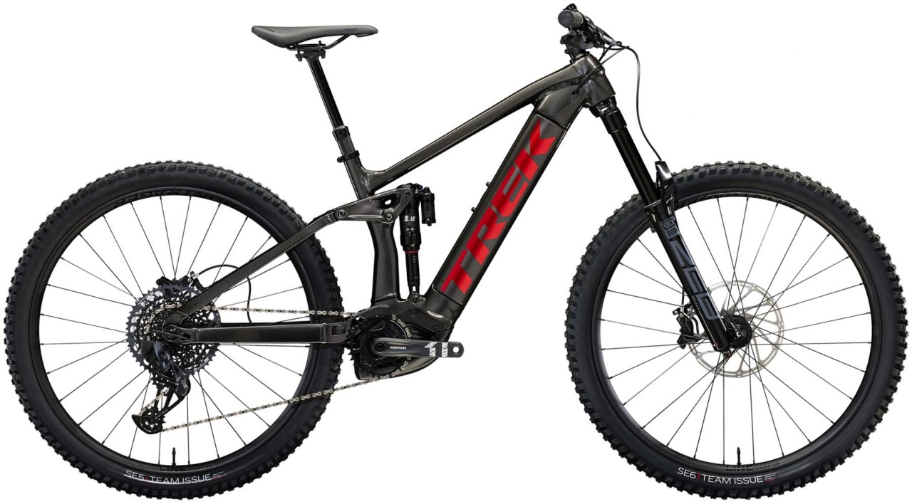 Trek Rail 9 GX AXS Gen 3 625Wh Gloss Dnister Black 2023 - E-Bike Fully Mountainbike