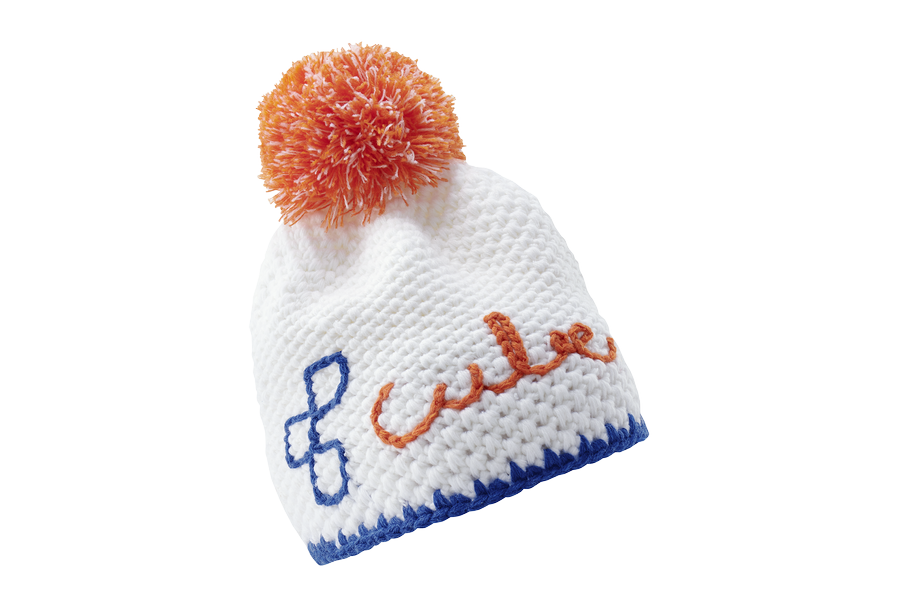 Cube Beanie Bobble Origin, white´n´red`n`blue