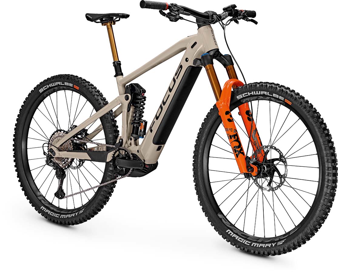 Focus Sam2 6.9 Milk Brown 2021 EBike Fully MTB MHW