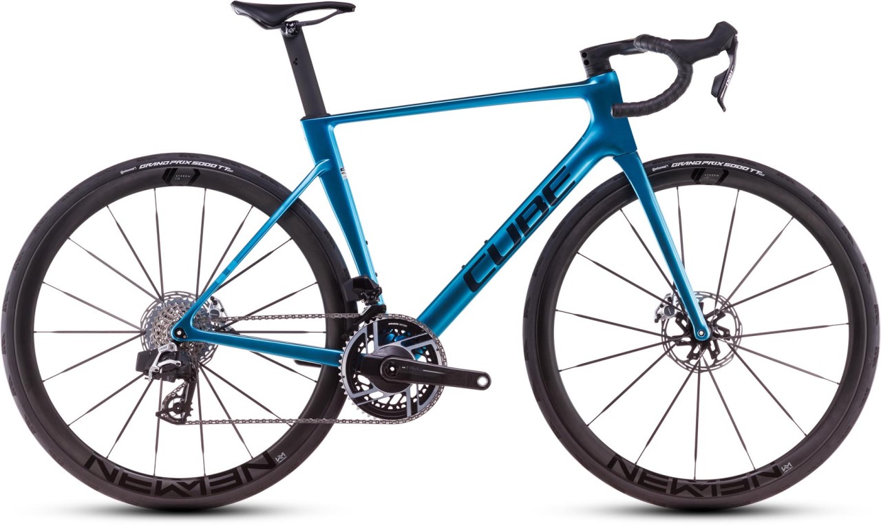 Cube Litening AIR C:68X SLX chromeblue n carbon 2025 - Carbon Rennrad