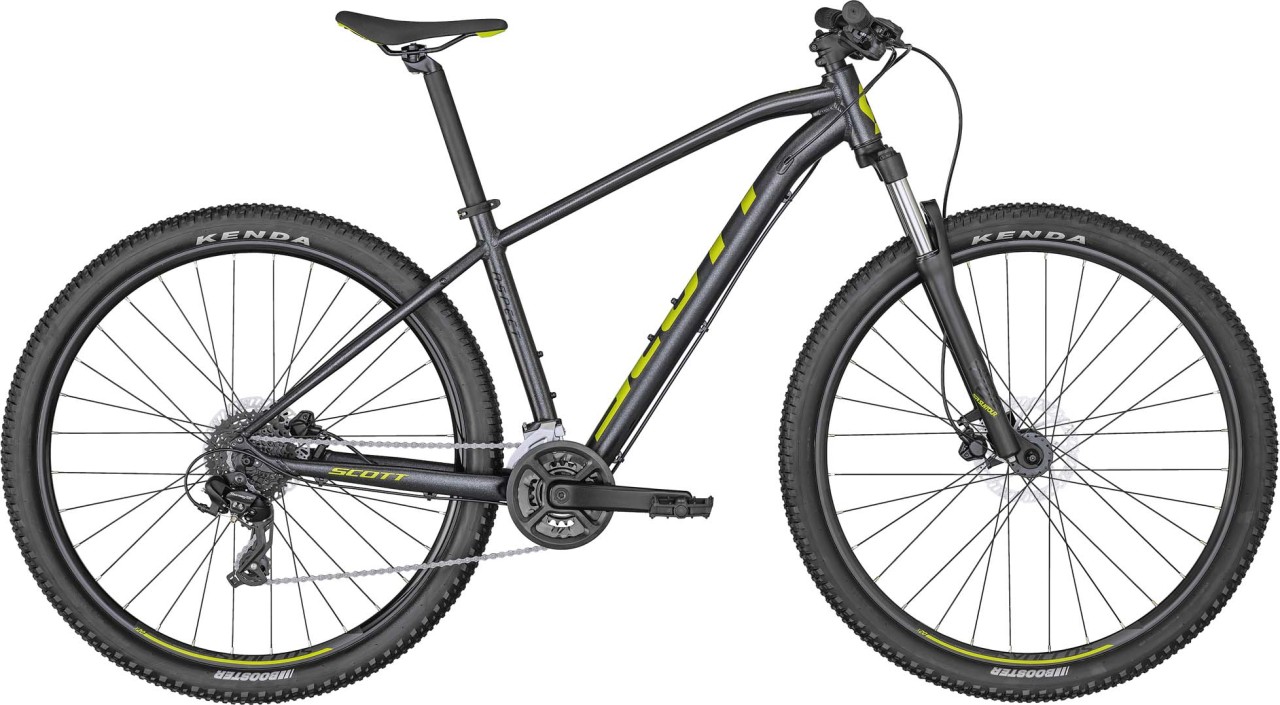 Scott Aspect 760 granite black / quicksilver yellow 2022 - Hardtail Mountainbike