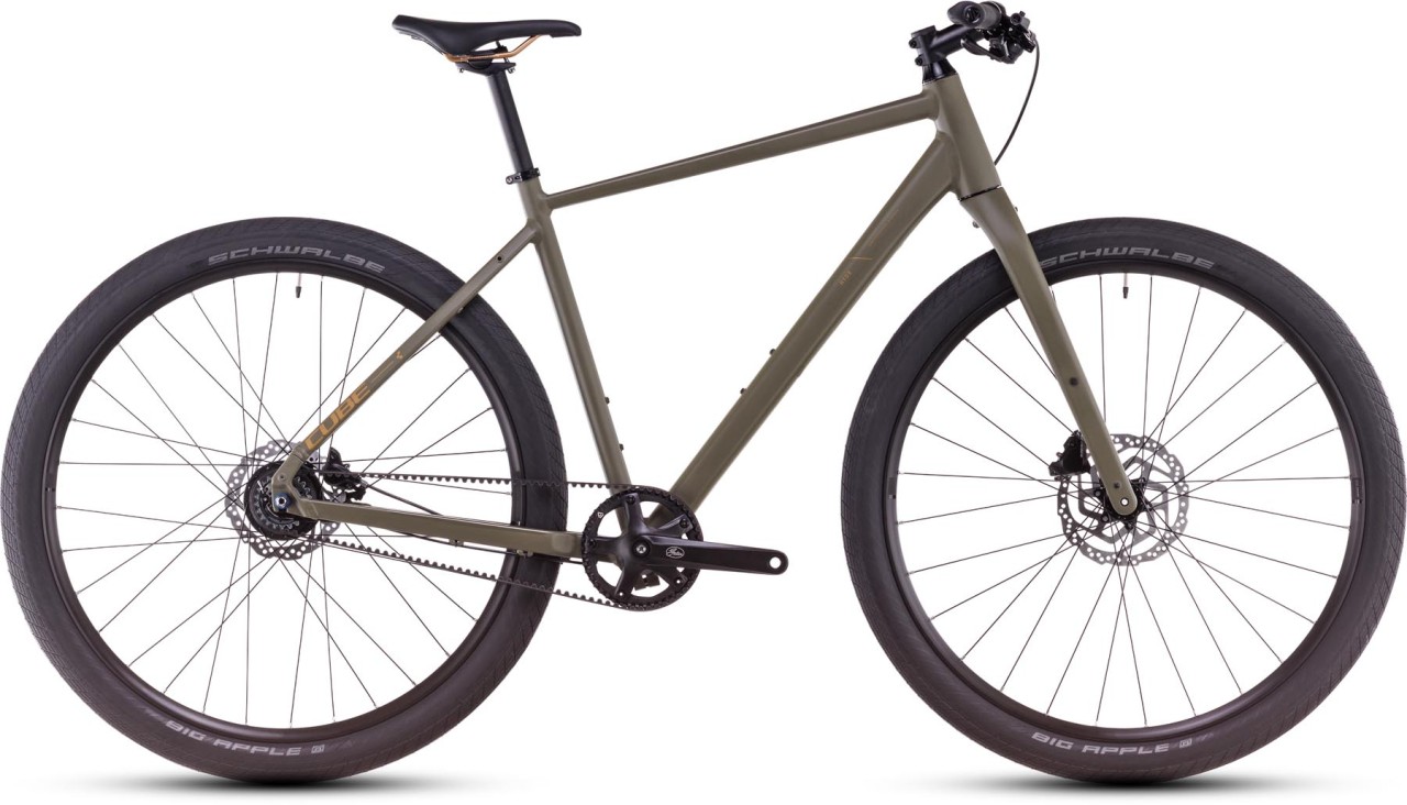 Cube Hyde Pro dustyolive n gold 2025 - Fitnessrad Herren