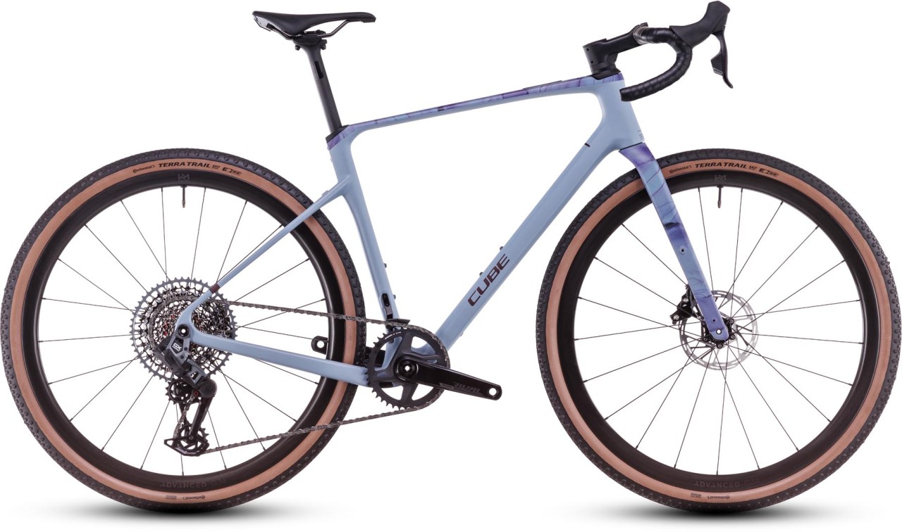 Cube Nuroad C:62 EX pigeonblue n art 2025 - Gravel Bike