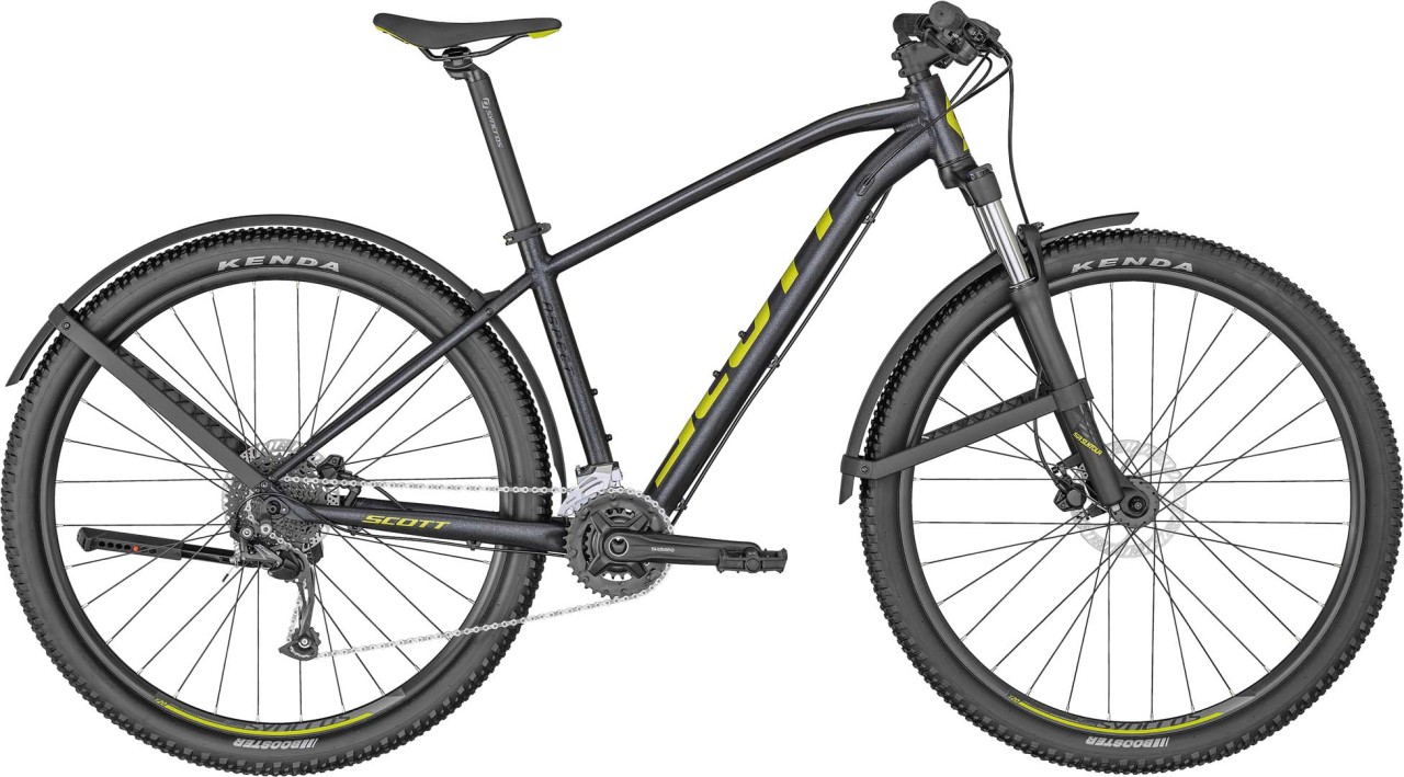 Scott Aspect 950 EQ dark grey / quicksilver yellow 2022 - Hardtail Mountainbike
