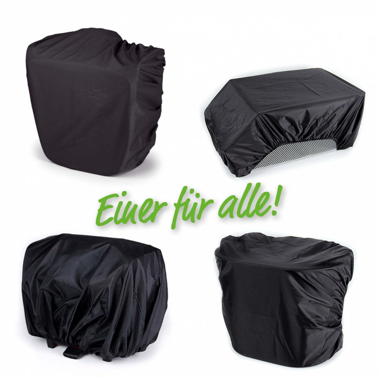 Haberland GmbH Regenschutzhaube für Gepäckträgertasche Einzeltaschen, Körbe