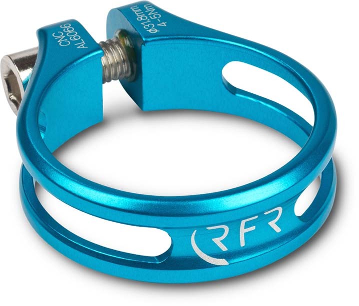RFR Sattelklemme Ultralight 31,8 mm blue