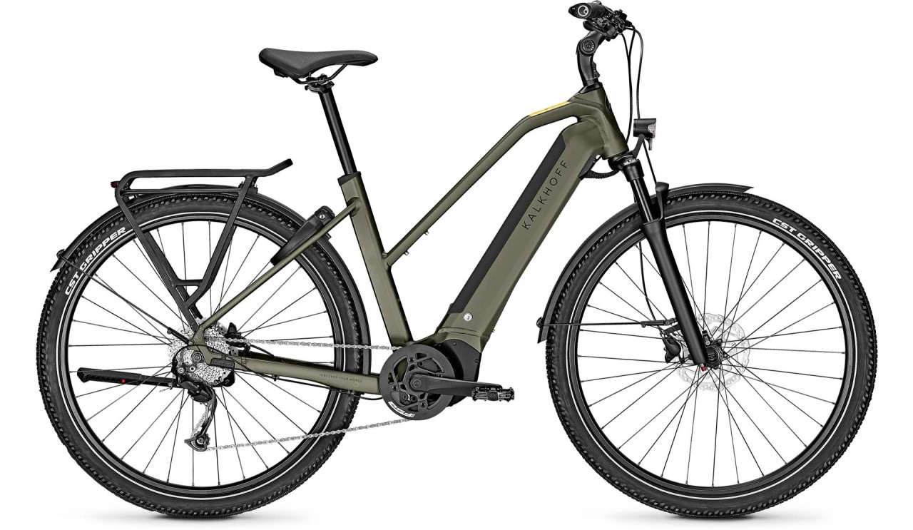 Kalkhoff Entice 5.B Season urbangreen matt 2023 - E-Bike Hardtail Mountainbike Damen