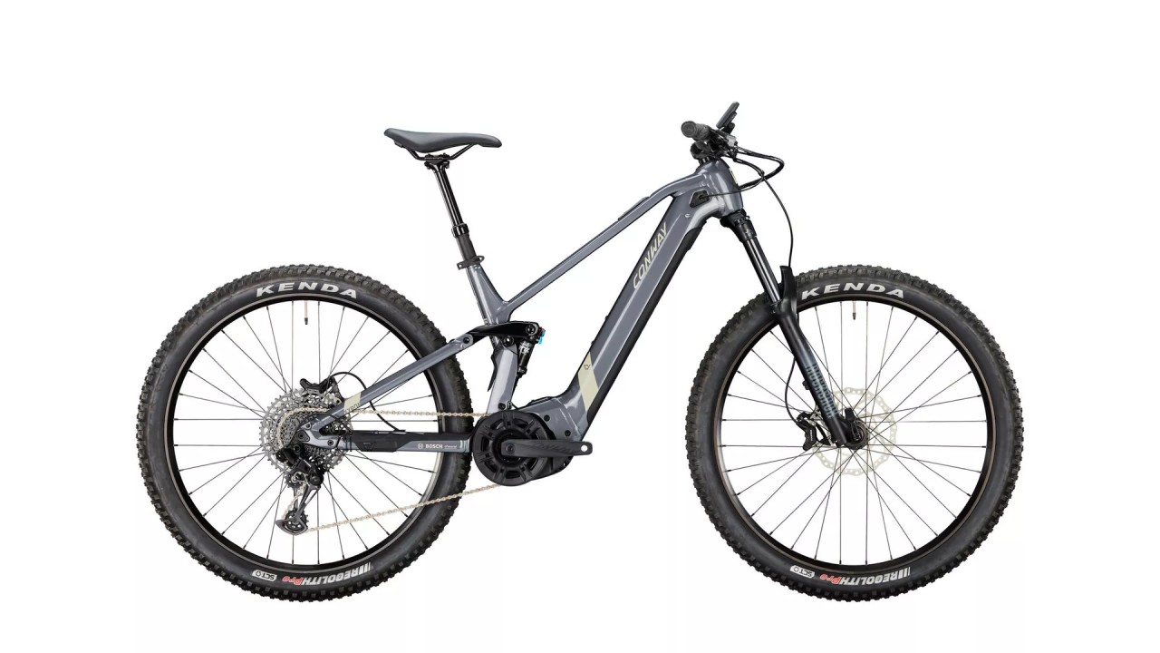 Conway Xyron S 2.9 Full Suspension - shadowgrey metallic / desert matt 2024 - E-Bike Fully Mountainbike