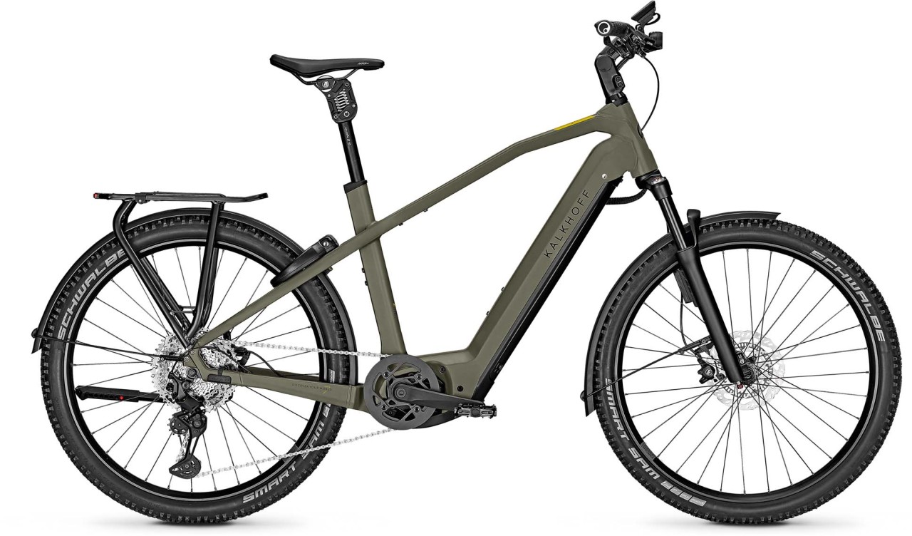 Kalkhoff Entice 7.B Advance+ ABS urbangreen matt 2023 - E-Bike Hardtail Mountainbike - Lackschaden