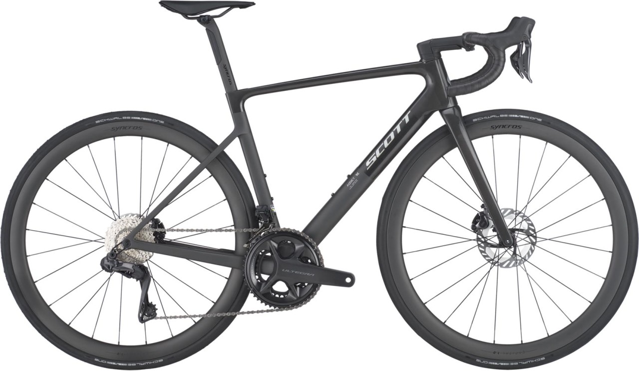 Scott Addict RC 20 carbon black 2025 - Carbon Rennrad